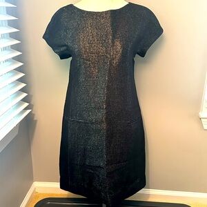 Theory dress with light sparkle detail